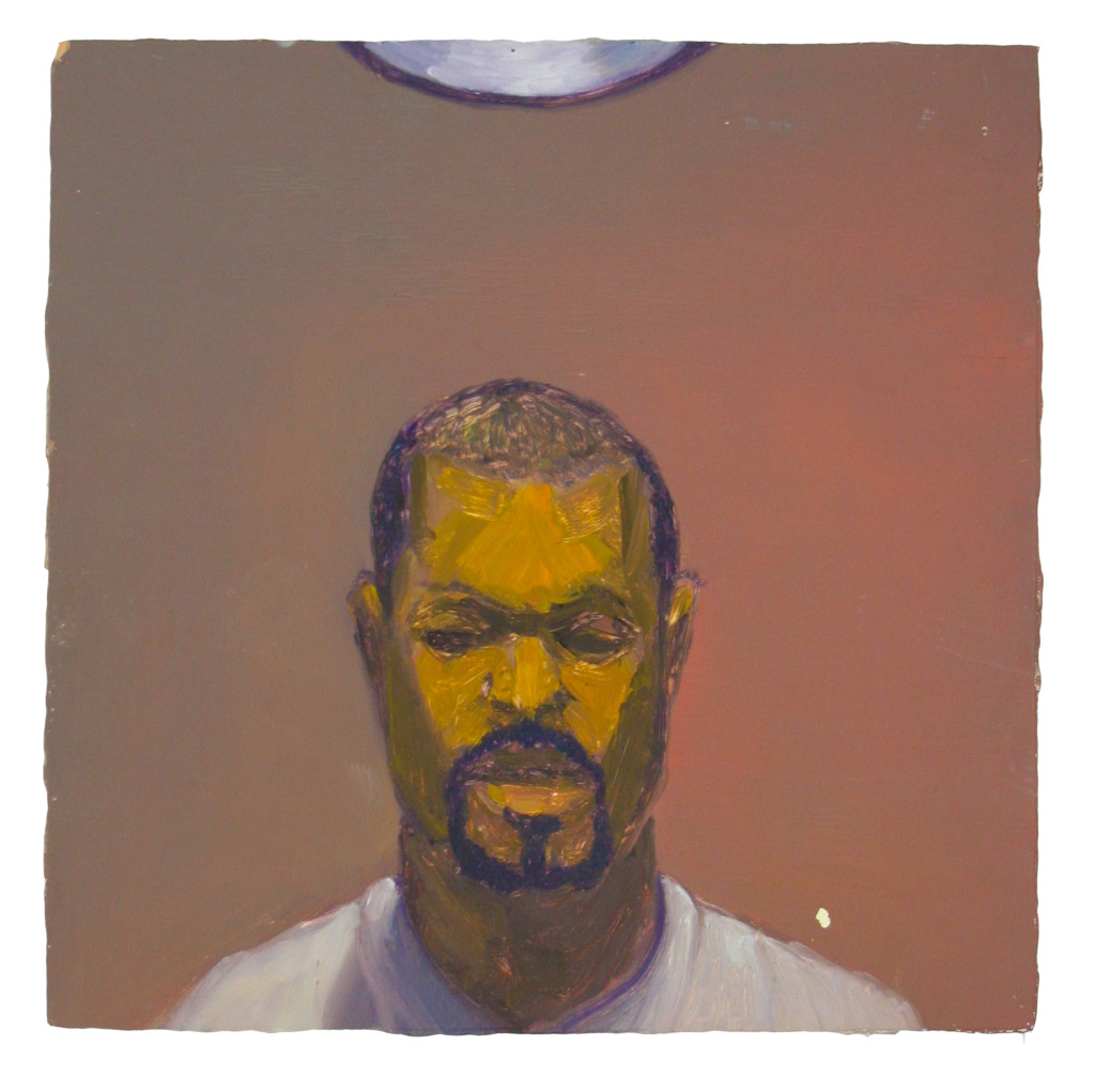 Halo 2002 oil on panel 16 x 16 inches