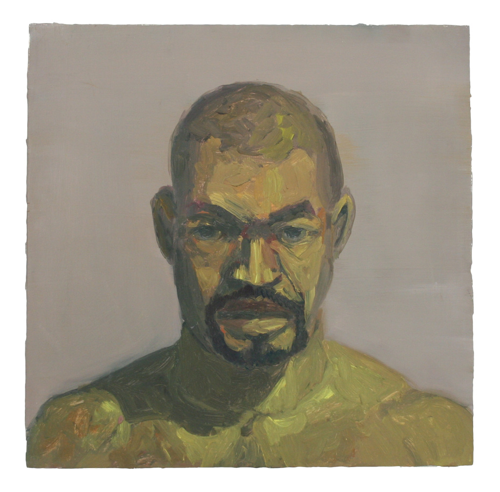 Night 2002 oil on panel 16 x 16 inches