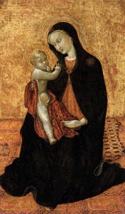 Sassetta, Virgin of Humility 1440s Panel, 79 x 46 cm Collezione Vittorio Cini, Venice